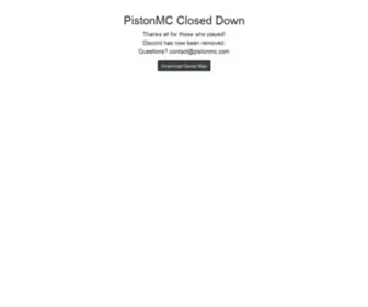 Pistonmc.com(Dit domein kan te koop zijn) Screenshot