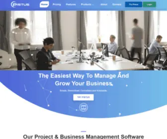 Pistus.com(Best Project Business Management Software to grow your business) Screenshot