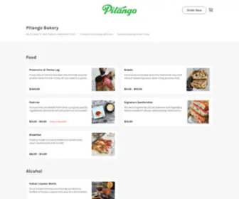 Pitangobakerycafe.com(Pitango Bakery) Screenshot