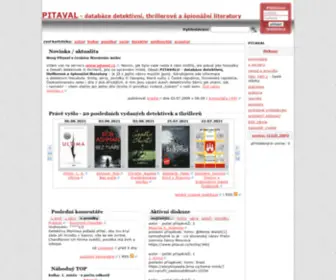 Pitaval.cz(Databáze detektivní) Screenshot