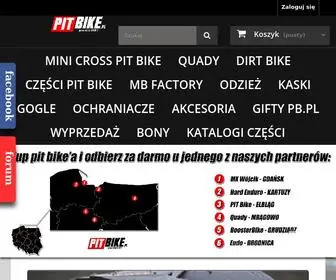 Pitbike.pl(Sklep motocyklowy Pit Bike YCF) Screenshot