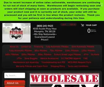 Pitbikepowersports.com(Pitbike Powersports Wholesale ATV) Screenshot