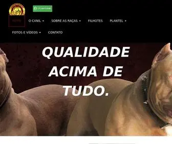 Pitbullebully.com.br(Canil de Pitbull e American Bully) Screenshot