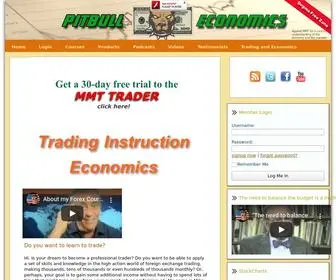 Pitbulleconomics.com(MMT Economics and Trading) Screenshot