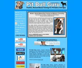 Pitbullguru.com(Pit Bull Guru (serving NJ and NYC)) Screenshot