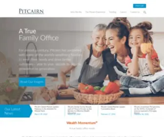 Pitcairn.com(Pitcairn's Shared Single Family Office™) Screenshot