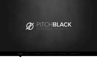 Pitch-Black.com(Art and design portfolio) Screenshot