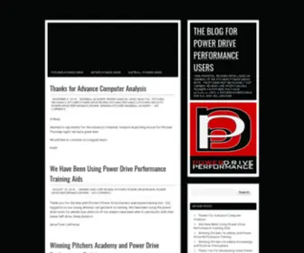 Pitcherspowerdrivereview.com(THE BLOG FOR PITCHER POWER DRIVE USERS) Screenshot