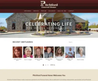 Pitchfordfuneralhome.com(Wood River) Screenshot