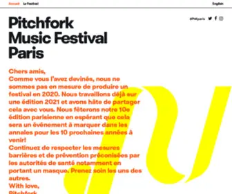 PitchforkmusicFestival.fr(Du 15 au 21 Novembre 2021) Screenshot