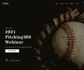 Pitching-360.com(2021 Conference) Screenshot