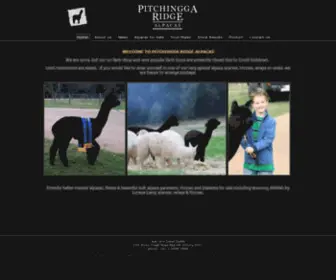 Pitchinggaridge.com.au(Pitchingga Ridge Alpacas) Screenshot