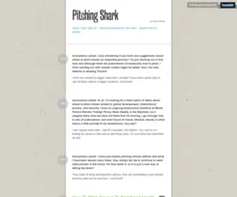 Pitchingshark.com(Pitching Shark) Screenshot