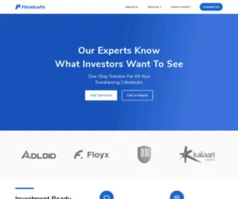 Pitchkrafts.com(Pitch Decks & Business Plans for Startups) Screenshot