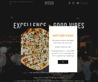 Pitchpizzeria.com(Pitch) Screenshot