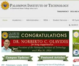 Pit.edu.ph(Palompon Institute of Technology) Screenshot