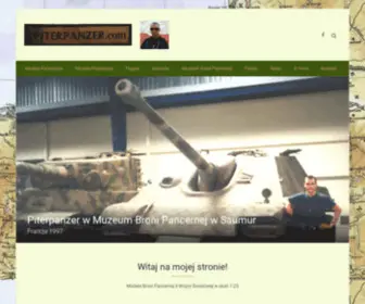 Piterpanzer.com(Modele kartonowe i plastikowe broni pancernej II wojny) Screenshot