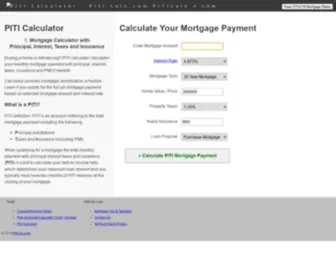 Piticalc.com(PITI Calculator) Screenshot