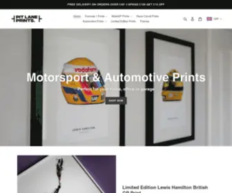 Pitlaneprints.co.uk(Pit Lane Prints) Screenshot