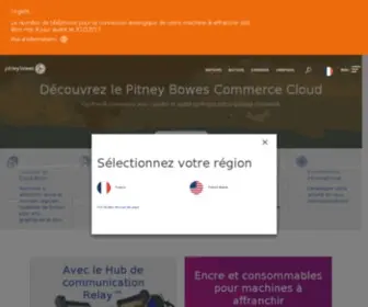 Pitneybowes.fr(Pitney Bowes) Screenshot