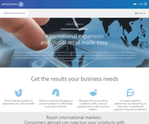 Pitneybowes.nl(Global Ecommerce and International Expansion) Screenshot