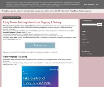 Pitneybowestracking.com(Pitney Bowes Tracking International Shipping & Delivery) Screenshot