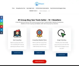 Pitorr.com(SEO Group Buy) Screenshot