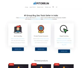 Pitorr.in(Group Buy SEO Tools Provider) Screenshot