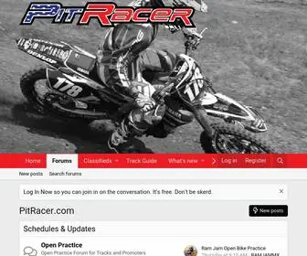 Pitracer.com(Just another motocross site) Screenshot