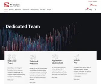 Pitsolutions.ch(Ihr Partner für Digitale Transformation) Screenshot