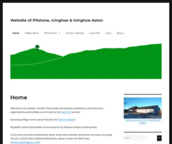 Pitstone.co.uk(Ivinghoe & Pitstone Village Website) Screenshot