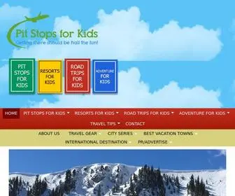 Pitstopsforkids.com(Pitstops for Kids) Screenshot