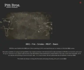 Pittbrosbbq.com(Pitt Bro's BBQ) Screenshot