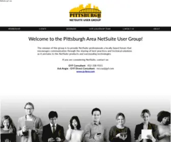 Pittnug.org(Pittsburgh Area NetSuite User Group) Screenshot