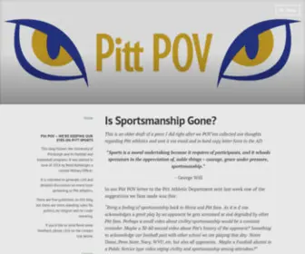Pittpov.com(Pitt POV is a discussion of the University) Screenshot