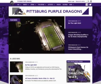 Pittsburgdragonactivities.com(Team Home Pittsburg Purple Dragons Sports) Screenshot