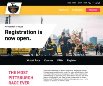 Pittsburgh10Miler.org(EQT Pittsburgh 10 Miler) Screenshot