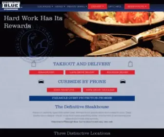 Pittsburghbluesteak.com(Pittsburgh Blue Steakhouse) Screenshot