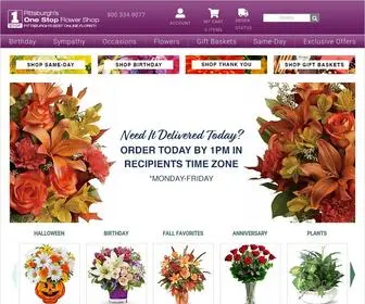 Pittsburghflowershop.com(Shop Fresh Flowers & Gourmet Gifts) Screenshot