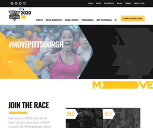 Pittsburghmarathon.com(Dick's Sporting Goods Pittsburgh Marathon) Screenshot