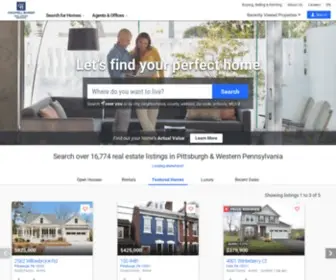 Pittsburghmoves.com(Pittsburgh & Western Pennsylvania Real Estate & Homes For Sale) Screenshot