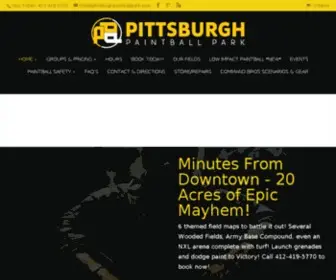 Pittsburghpaintballpark.com(Open Year Round. Pittsburgh Paintball) Screenshot