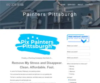 Pittsburghpapainters.com(Painters Pittsburgh) Screenshot