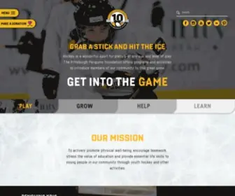 Pittsburghpenguinsfoundation.org(Pittsburgh Penguins Foundation) Screenshot