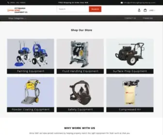 Pittsburghsprayequip.com(Pittsburgh Spray Equipment) Screenshot