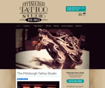 Pittsburghtattoostudio.com(The Pittsburgh Tattoo Studio) Screenshot