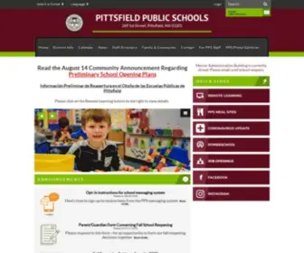 Pittsfield.net(Pittsfield Public Schools) Screenshot