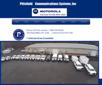 Pittsfieldcommunications.com(MOTOROLA RADIOS) Screenshot