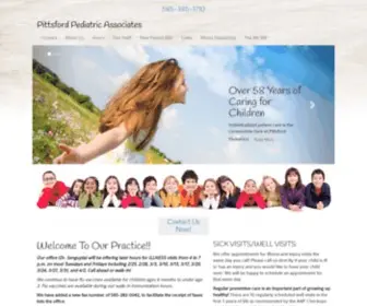 Pittsfordpeds.com(Pittsford Pediatric Associates) Screenshot