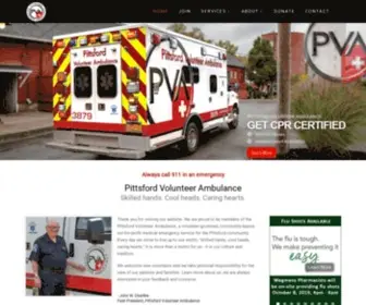 Pittsfordvolunteerambulance.org(Pittsford Volunteer Ambulance) Screenshot